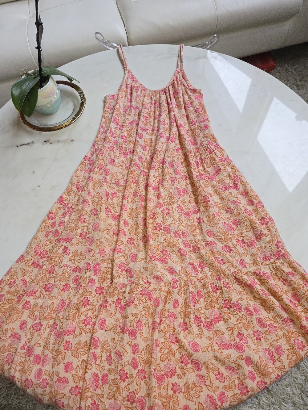 Sisstr Revolution Pink Floral Midi Dress Size Small